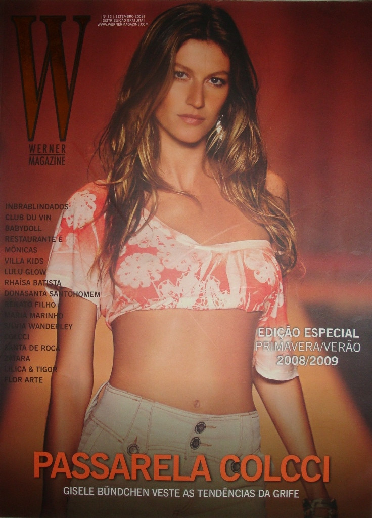 Gisele Bundchen featured on the W cover from September 2008