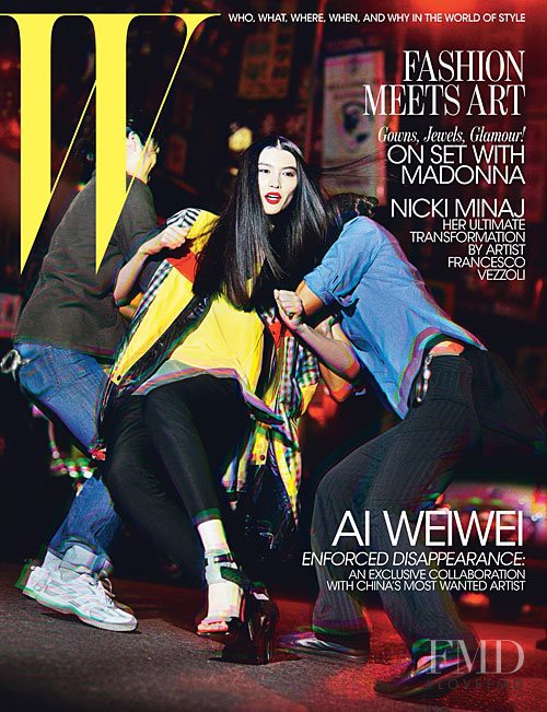 Sui He featured on the W cover from November 2011