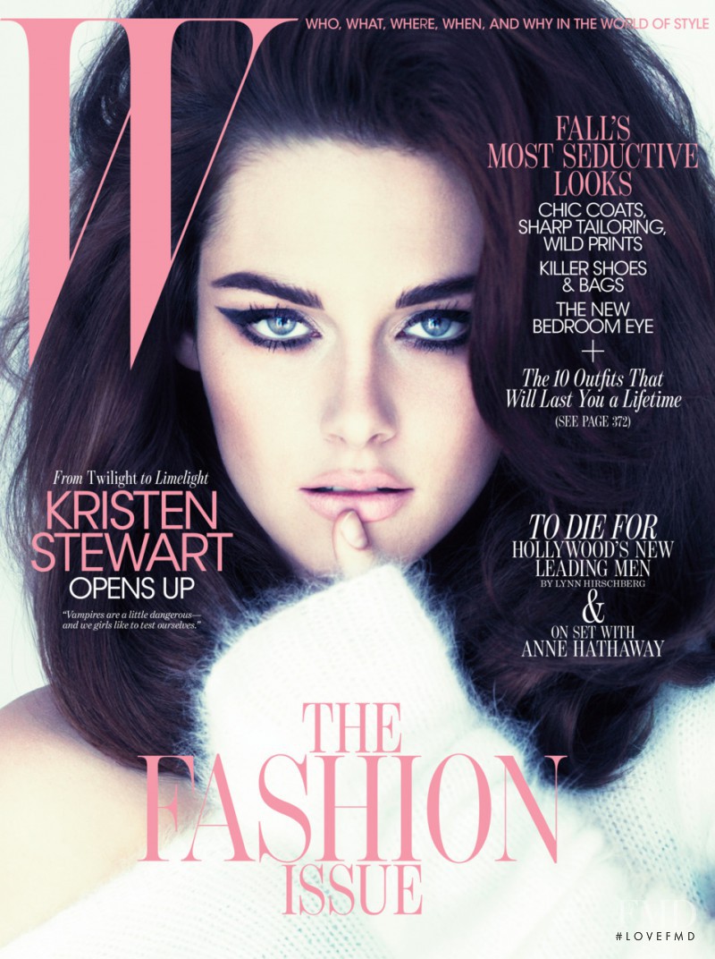 Kristen Stewart featured on the W cover from September 2011