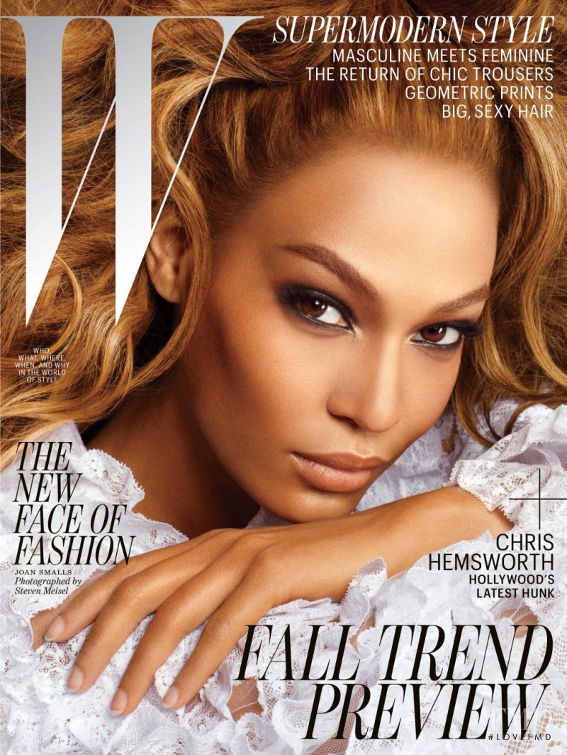 Joan Smalls featured on the W cover from July 2012