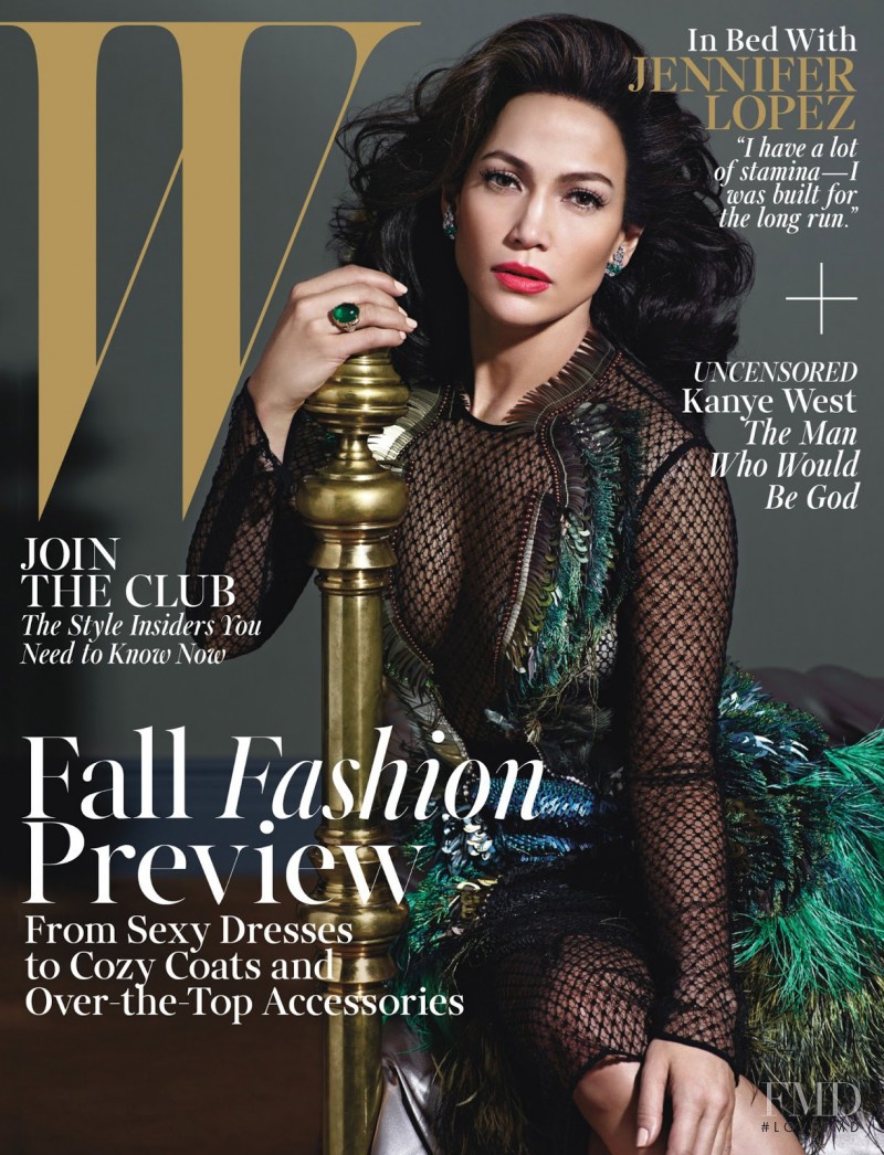 Jennifer Lopez featured on the W cover from August 2013
