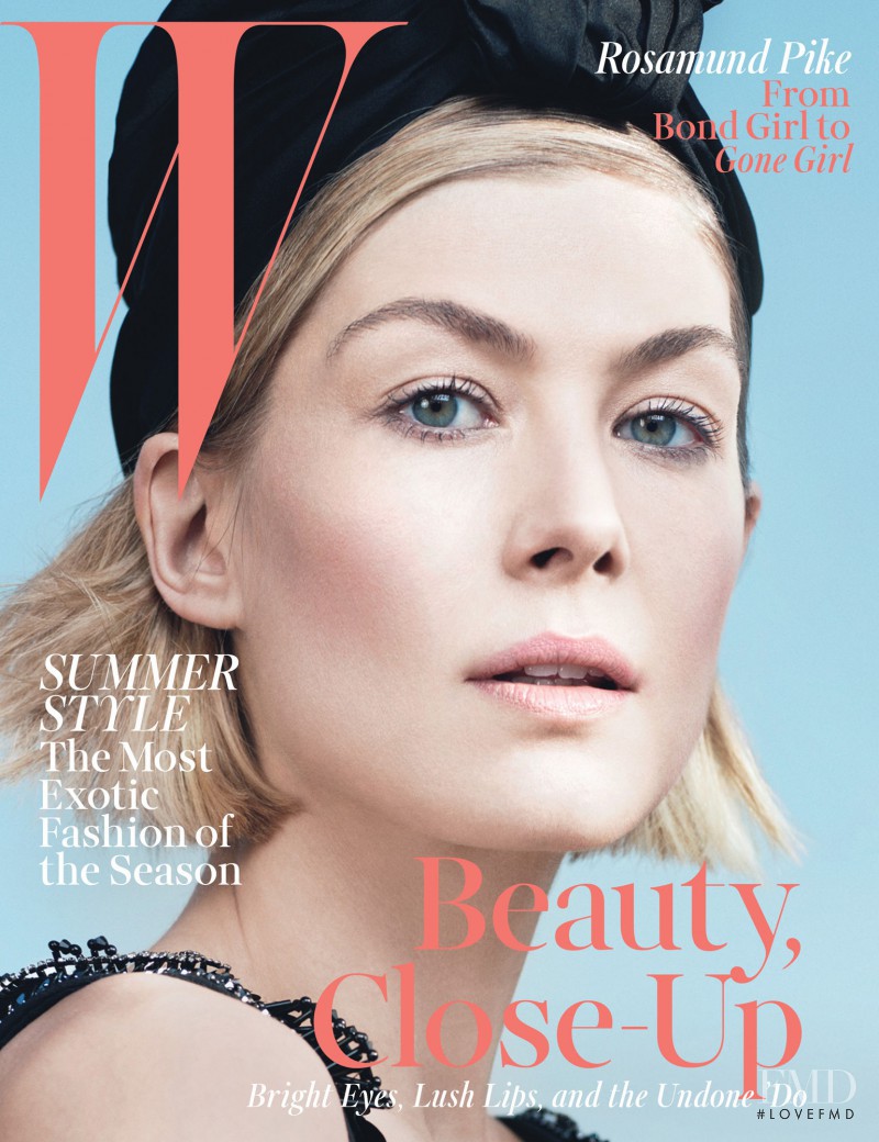 Rosamund Pike featured on the W cover from May 2014