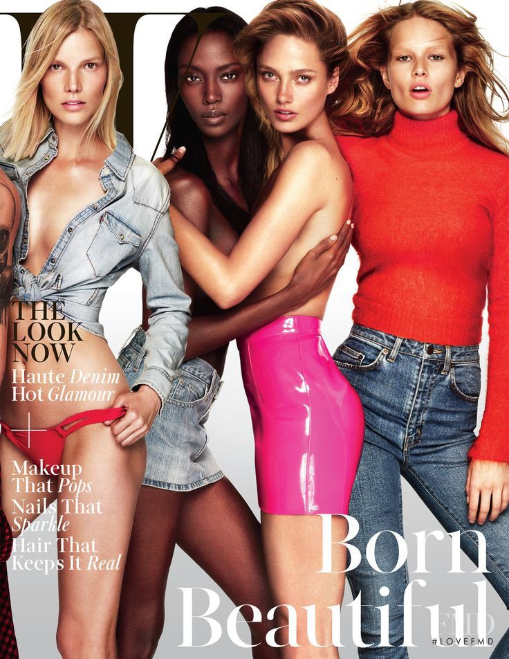 Karmen Pedaru, Suvi Koponen, Anna Ewers featured on the W cover from November 2014