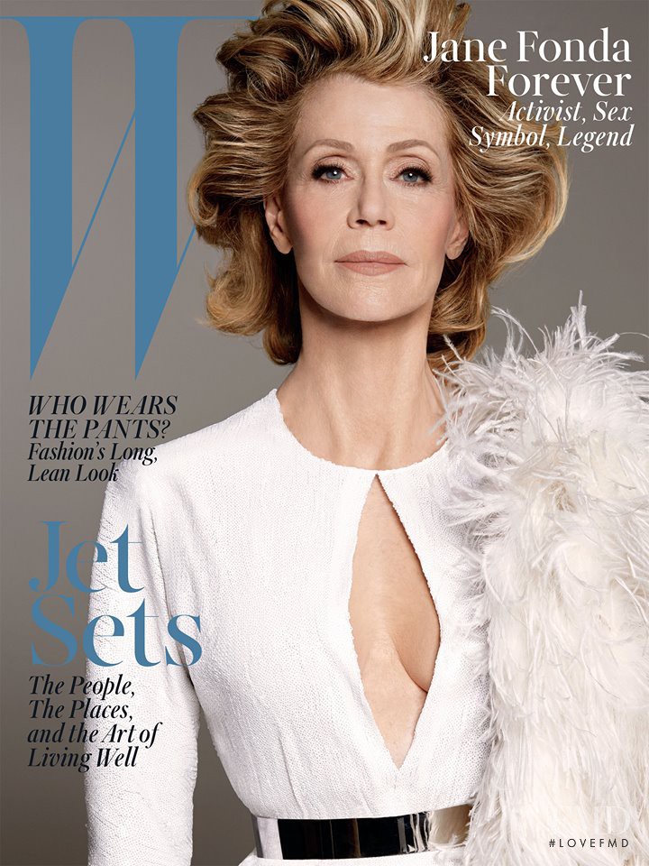 Jane Fonda featured on the W cover from June 2015