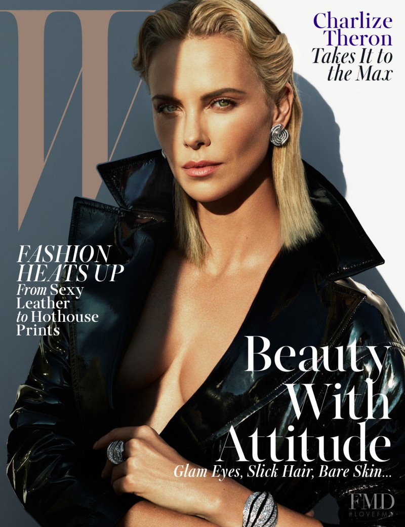 Charlize Theron featured on the W cover from May 2015