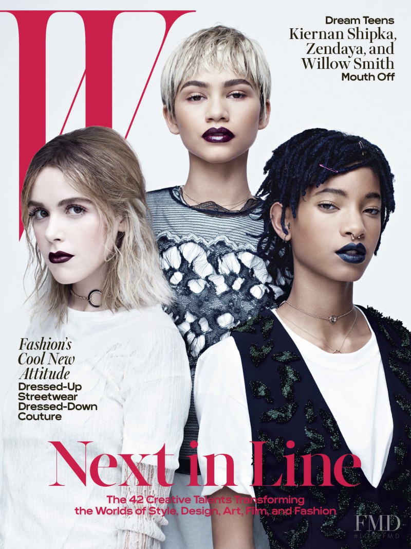  featured on the W cover from April 2016