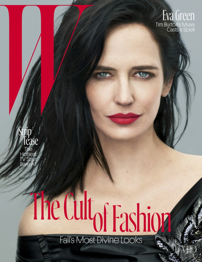 Eva Green featured on the W cover from August 2016