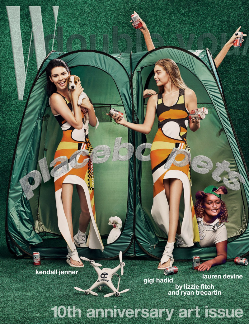 Kendall Jenner, Gigi Hadid featured on the W cover from November 2016