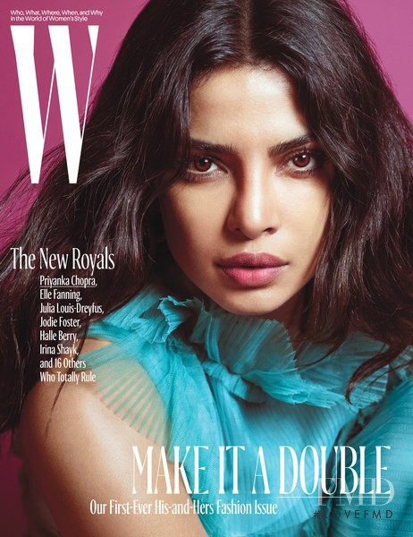 Priyanka Chopra featured on the W cover from October 2016