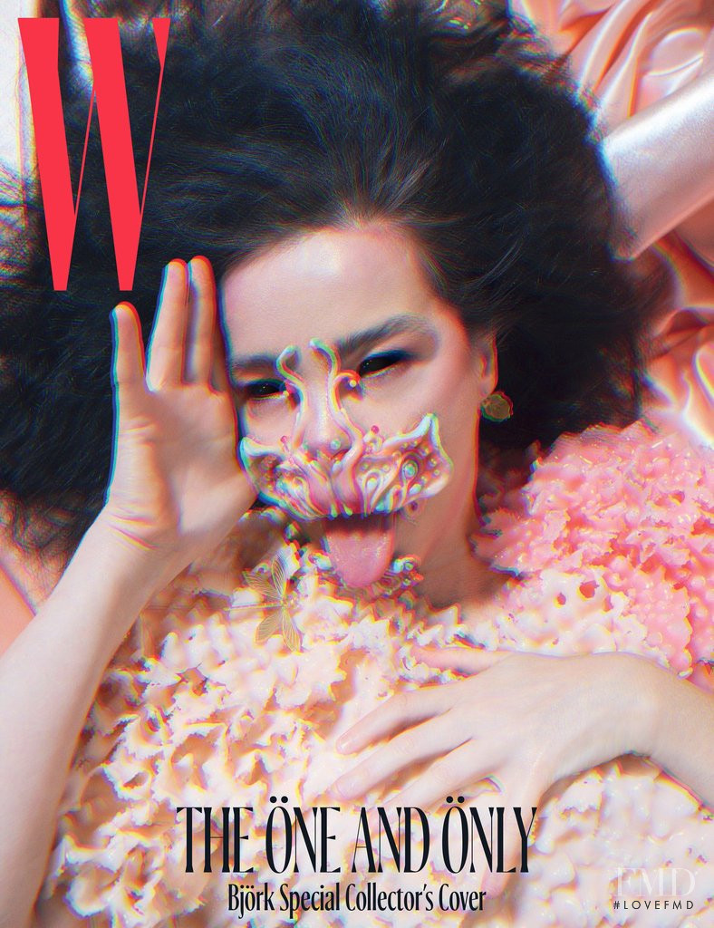 Bjoerk  featured on the W cover from December 2017