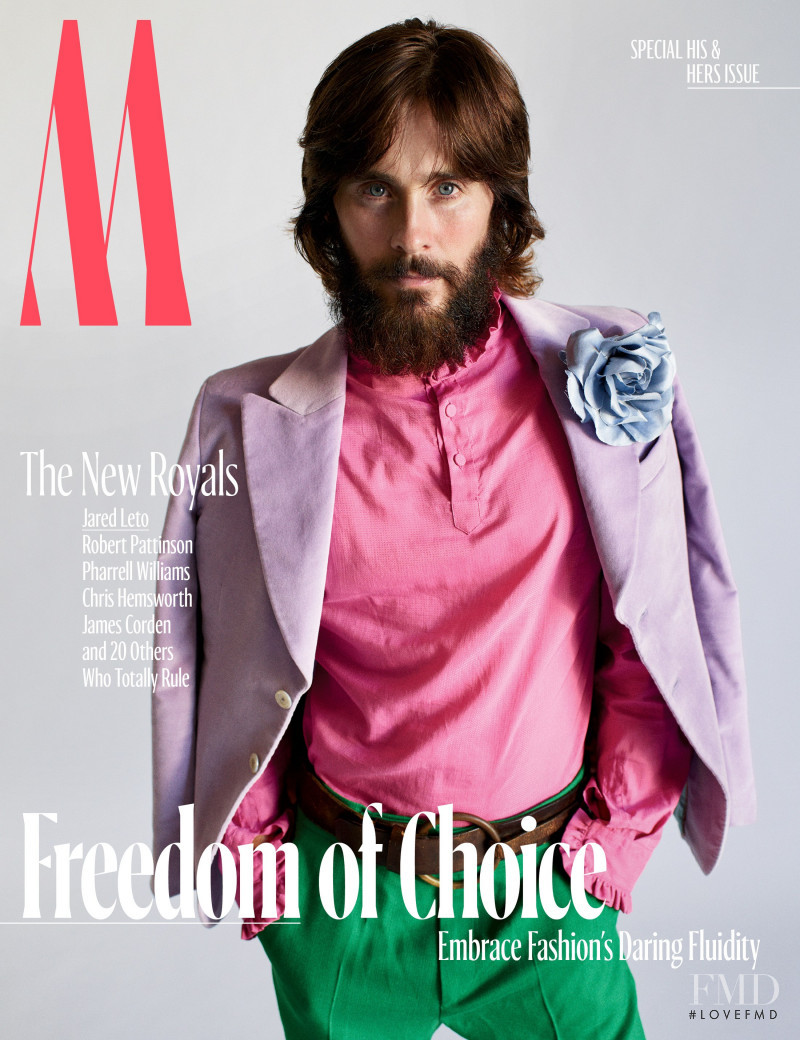 Jared Leto featured on the W cover from October 2017