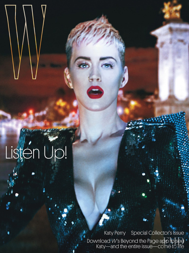 Katy Perry featured on the W cover from September 2017