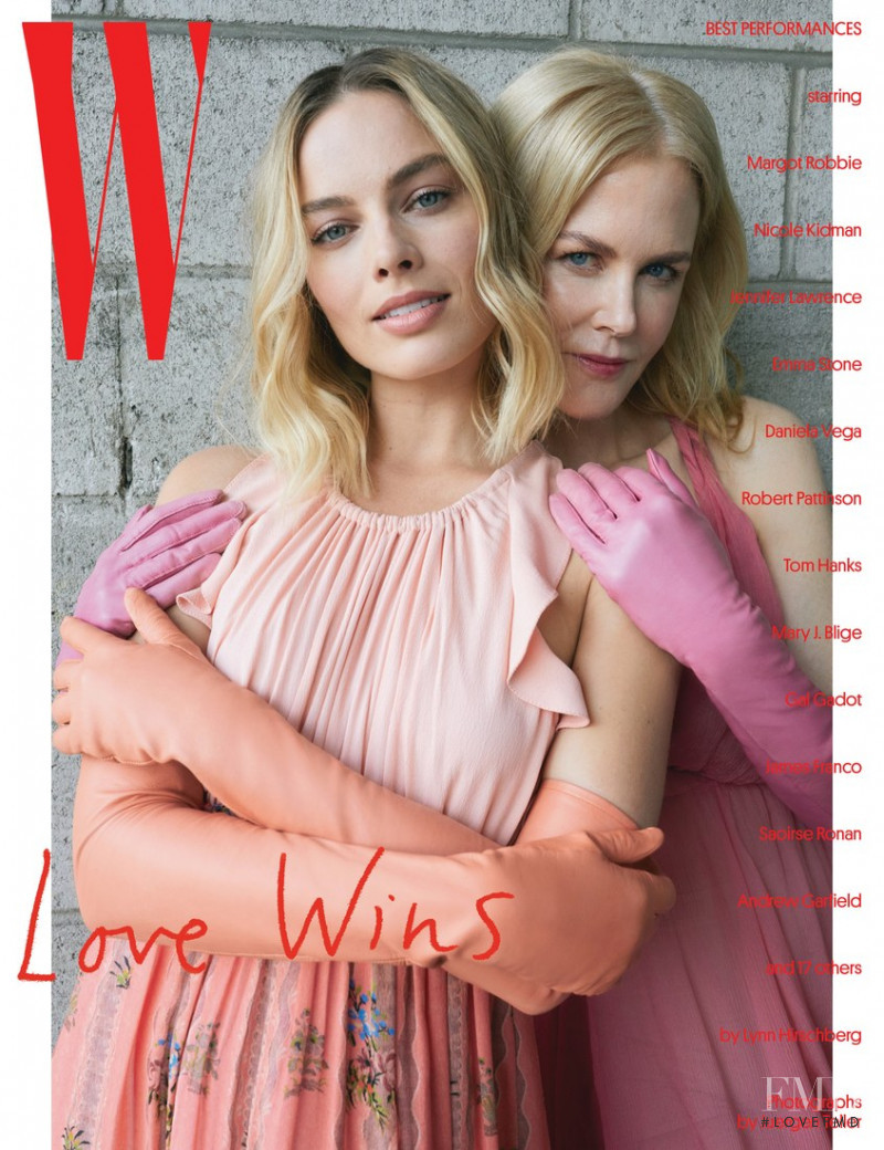  featured on the W cover from February 2018