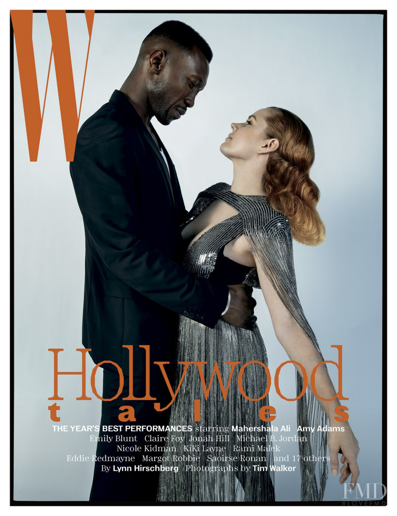 Mahershala Ali & Amy Adams featured on the W cover from January 2019