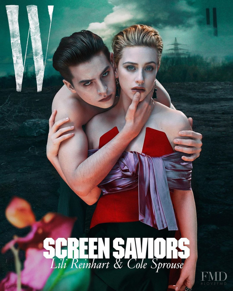 Cole Sprouse featured on the W cover from July 2019