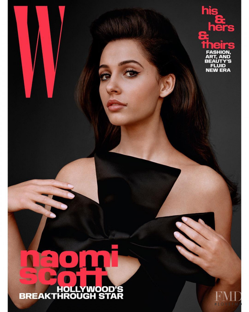 Naomi Scott  featured on the W cover from May 2019