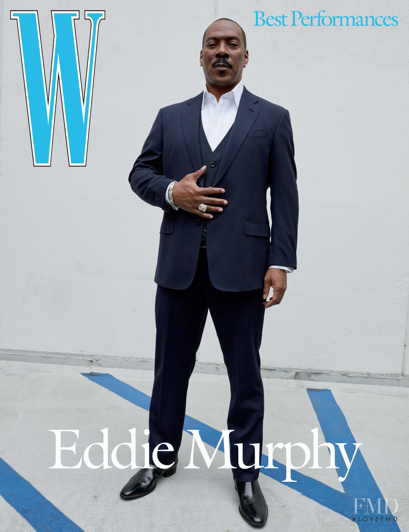 Eddie Murphy featured on the W cover from January 2020