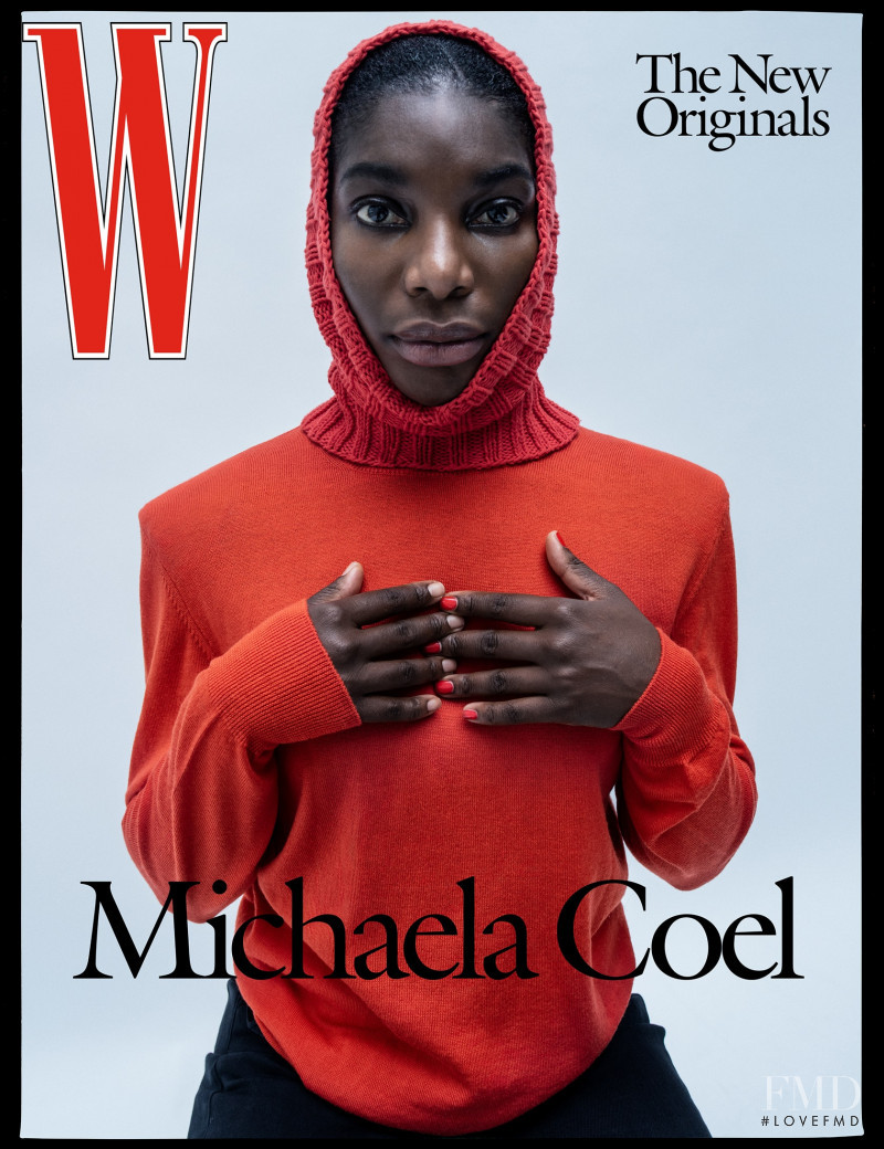 Michaela Coel featured on the W cover from November 2020