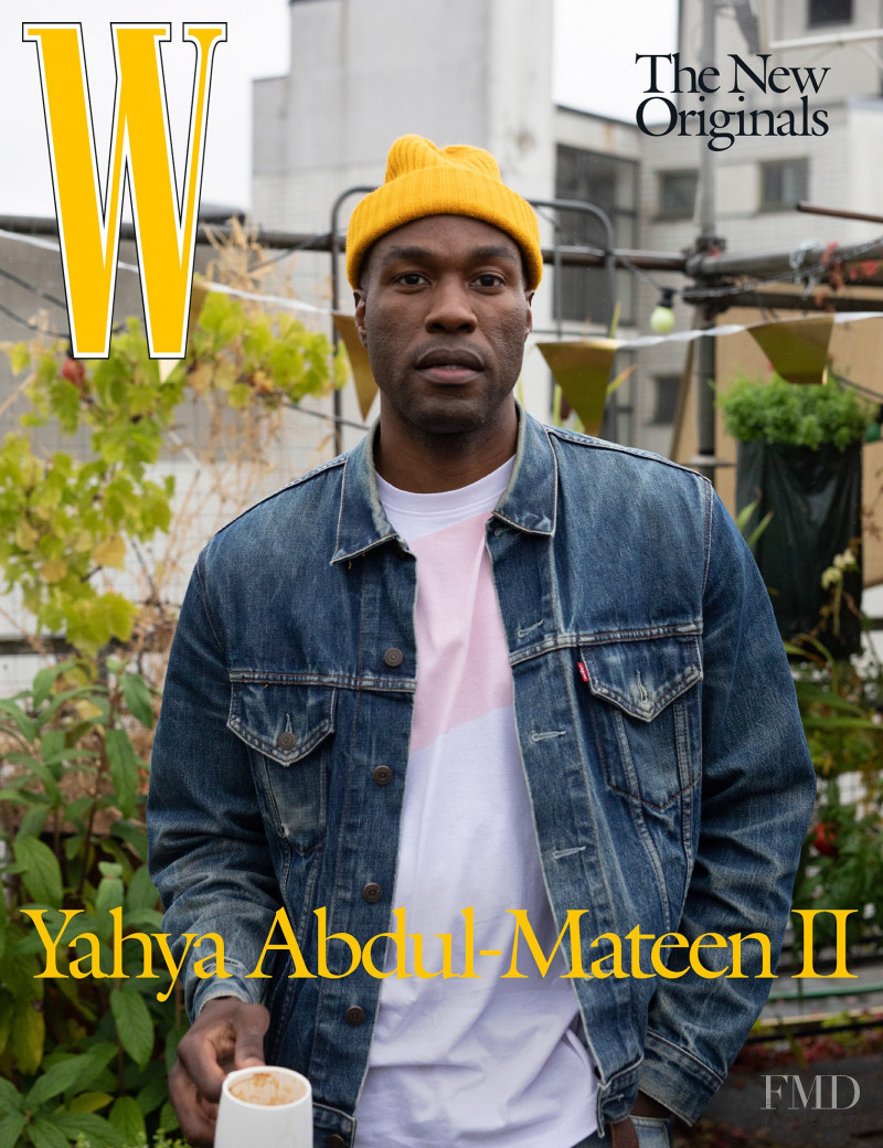 Yahya Abdul-Mateen II featured on the W cover from October 2020