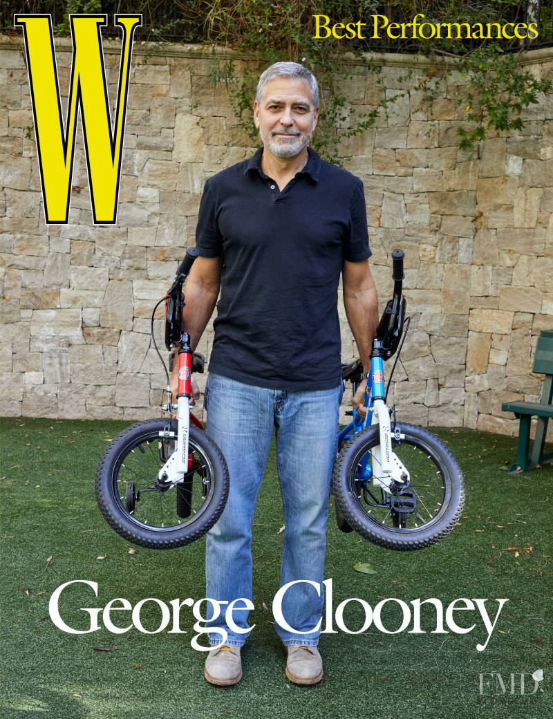 George Clooney featured on the W cover from March 2021