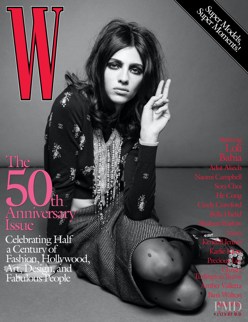 Loli Bahia featured on the W cover from September 2022