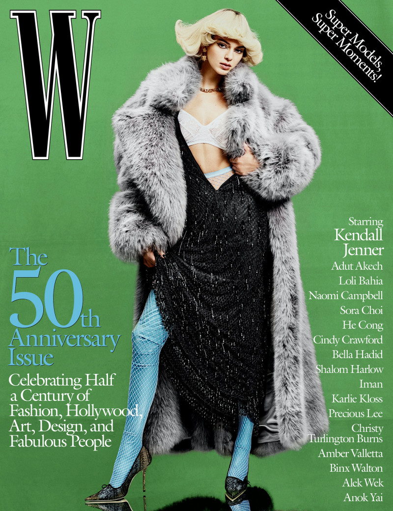 Kendall Jenner featured on the W cover from September 2022