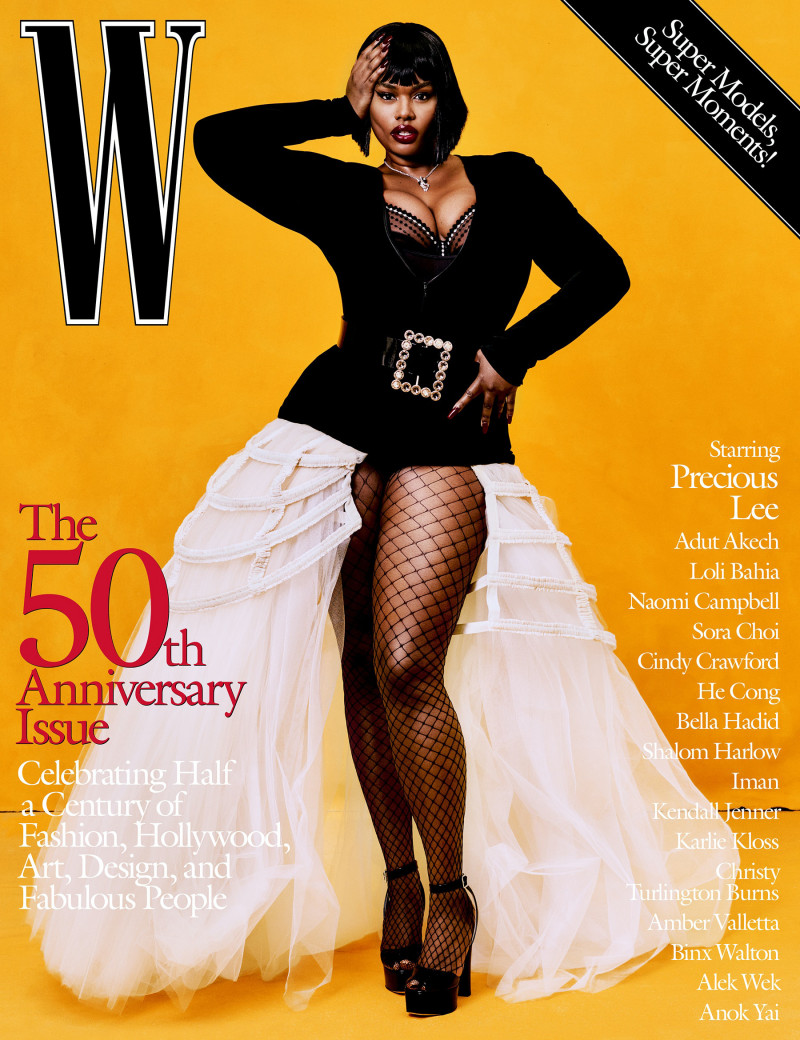 Precious Lee featured on the W cover from September 2022