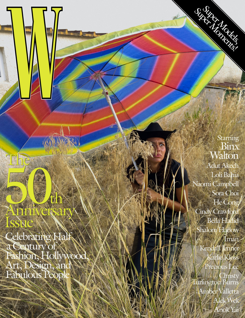 Binx Walton featured on the W cover from September 2022