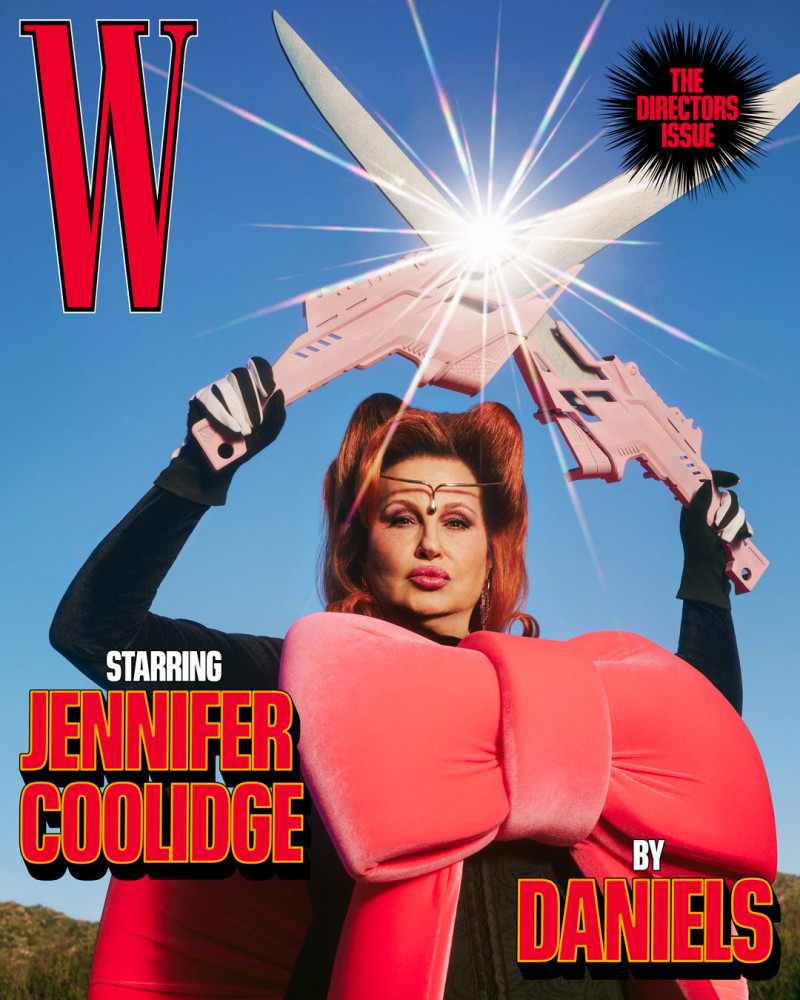 Jennifer Coolidge featured on the W cover from March 2023