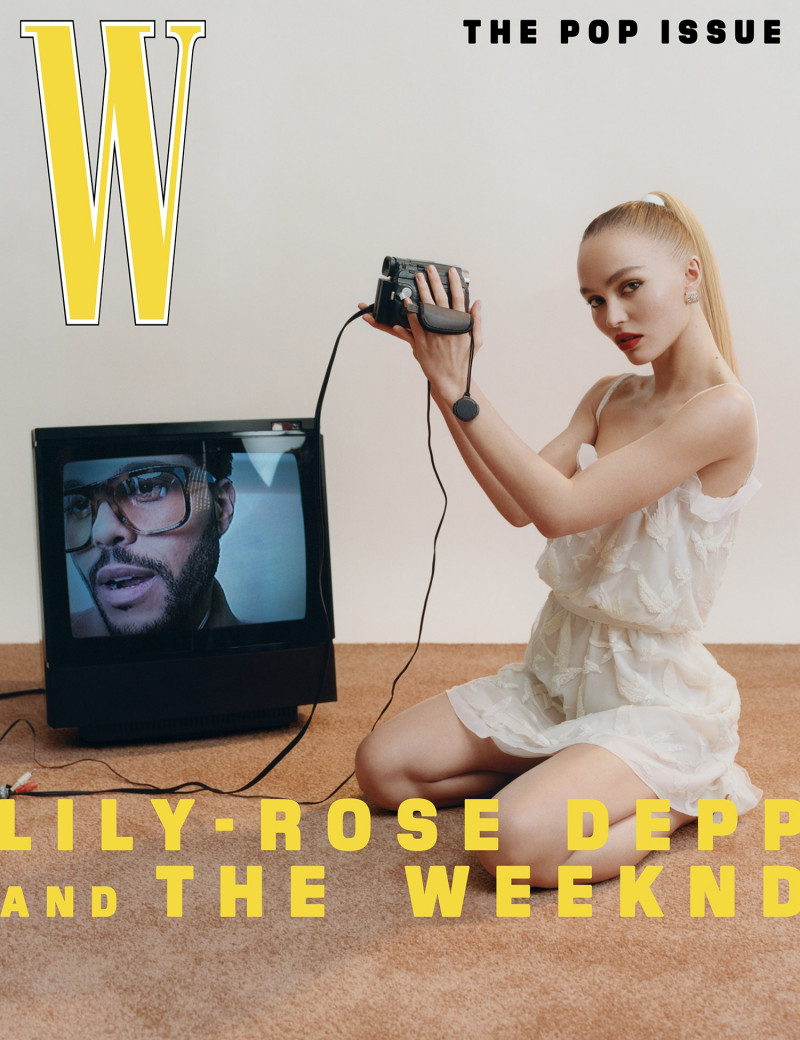 Lily Rose Depp featured on the W cover from May 2023