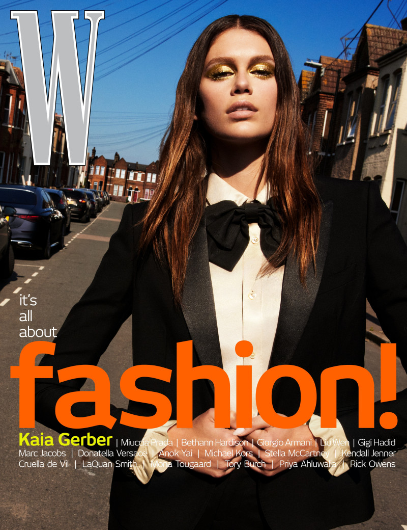 Kaia Gerber featured on the W cover from September 2023