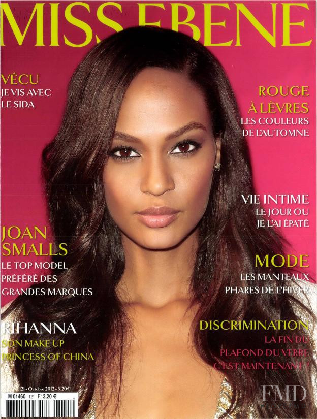 Joan Smalls featured on the Miss Ebene screen from October 2012