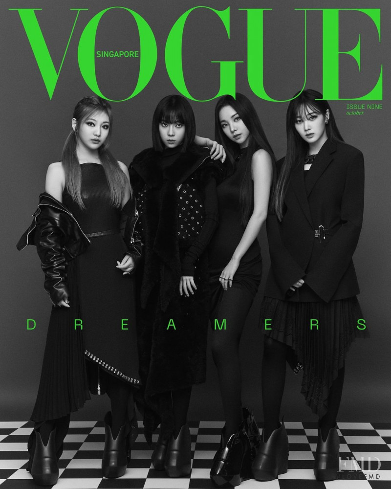  featured on the Vogue Singapore cover from October 2021