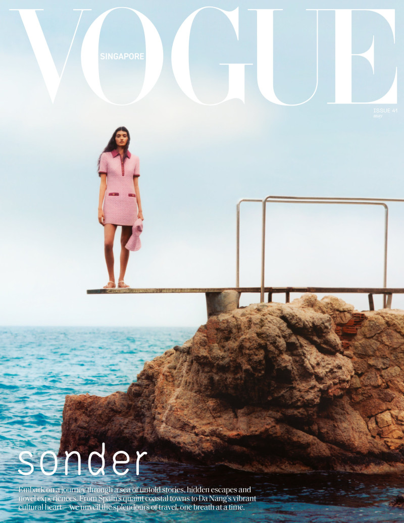 Neelam Johal Gill featured on the Vogue Singapore cover from May 2025
