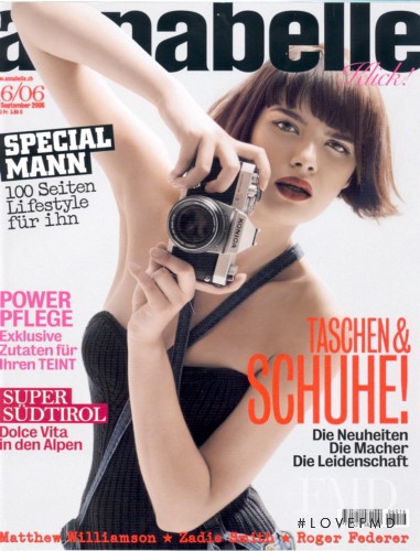 Karolina Babczynska featured on the Annabelle cover from September 2006