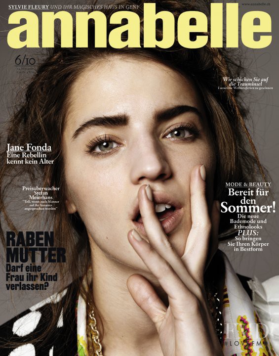Angelina Nawojczyk featured on the Annabelle cover from March 2010