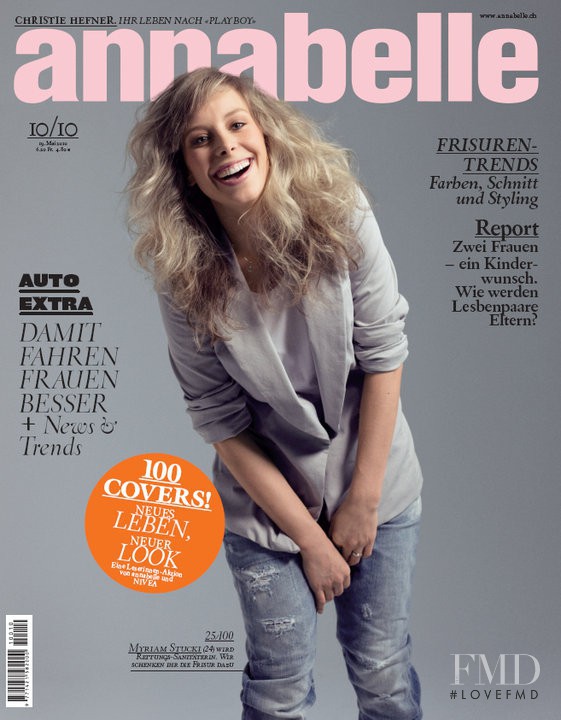 Myriam Stucki featured on the Annabelle cover from May 2010