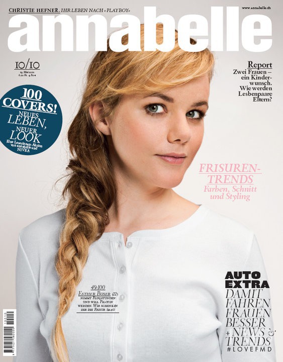 Esther Buser featured on the Annabelle cover from May 2010