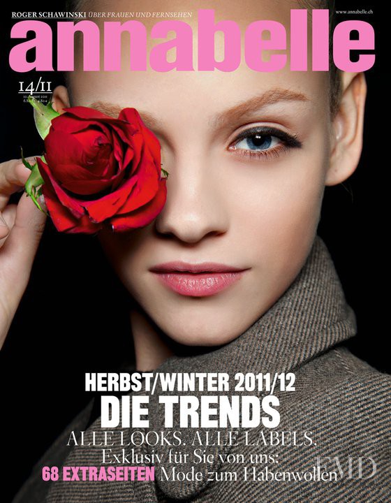 Ginta Lapina featured on the Annabelle cover from August 2011