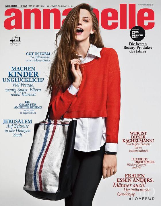 Magdalena Fiolka featured on the Annabelle cover from February 2011