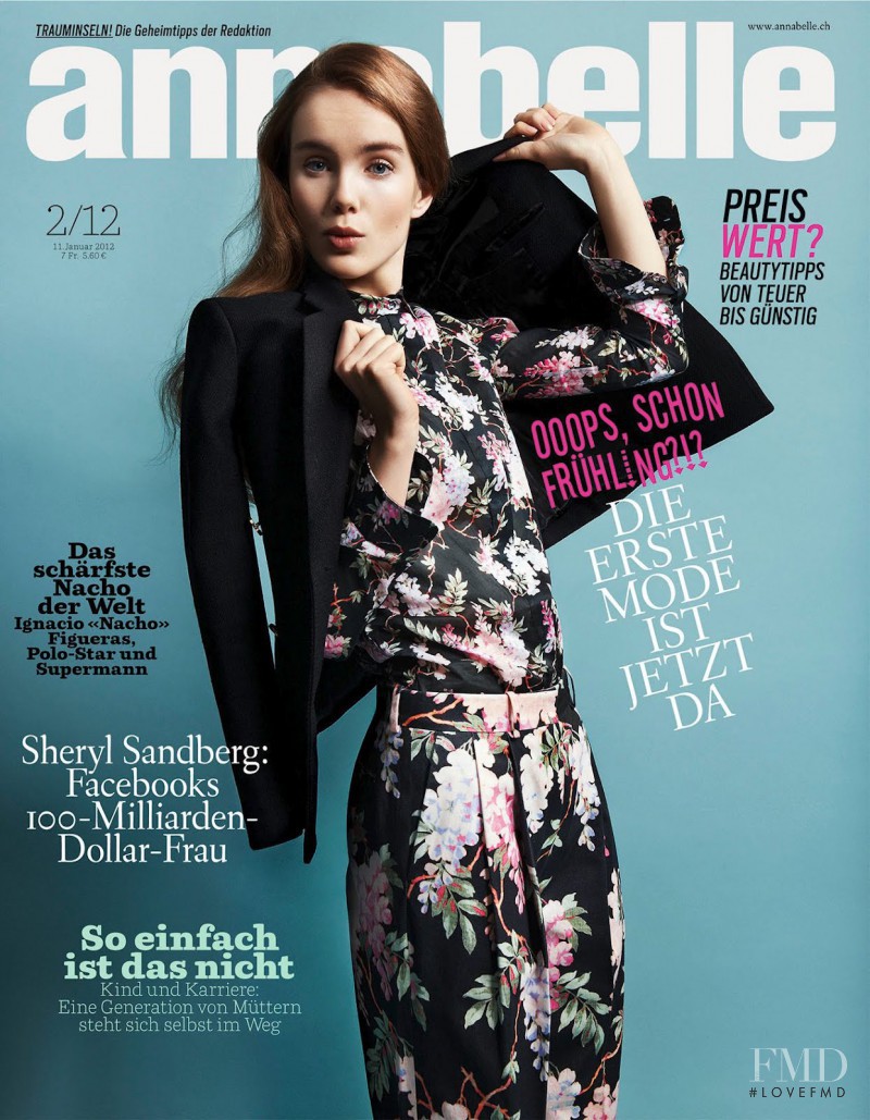 Odile Coco van Stuijvenberg featured on the Annabelle cover from February 2012