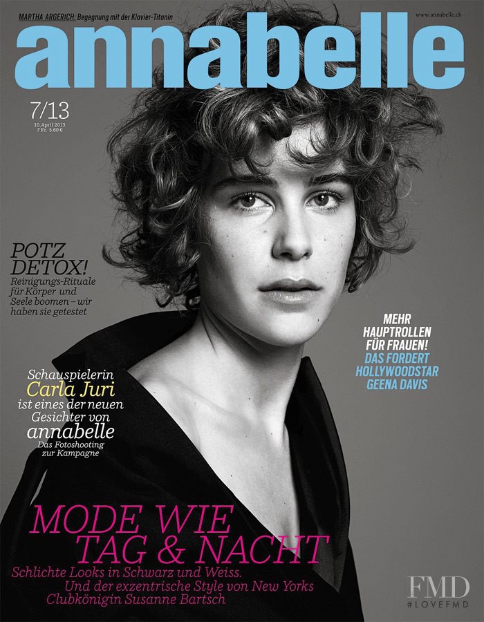 Carla Juri featured on the Annabelle cover from April 2013