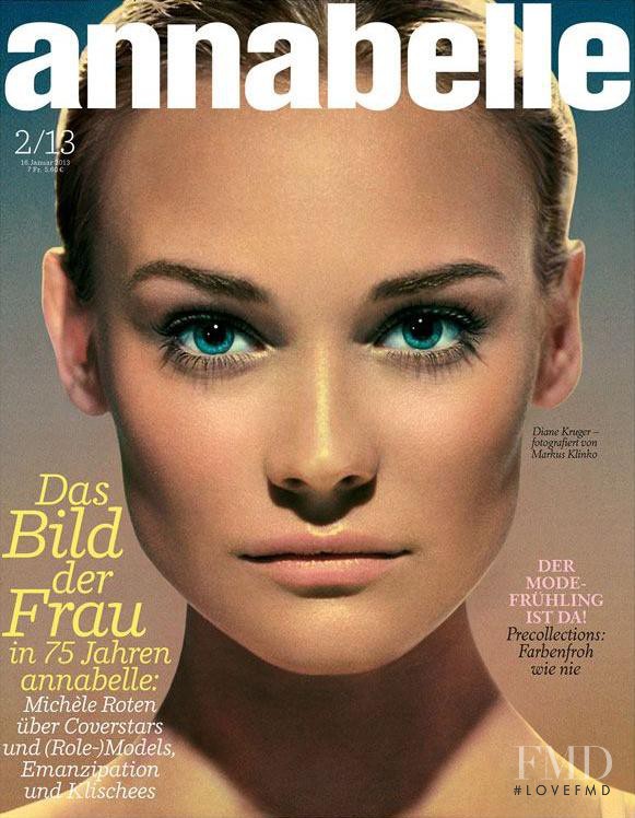 Diane Heidkruger featured on the Annabelle cover from January 2013