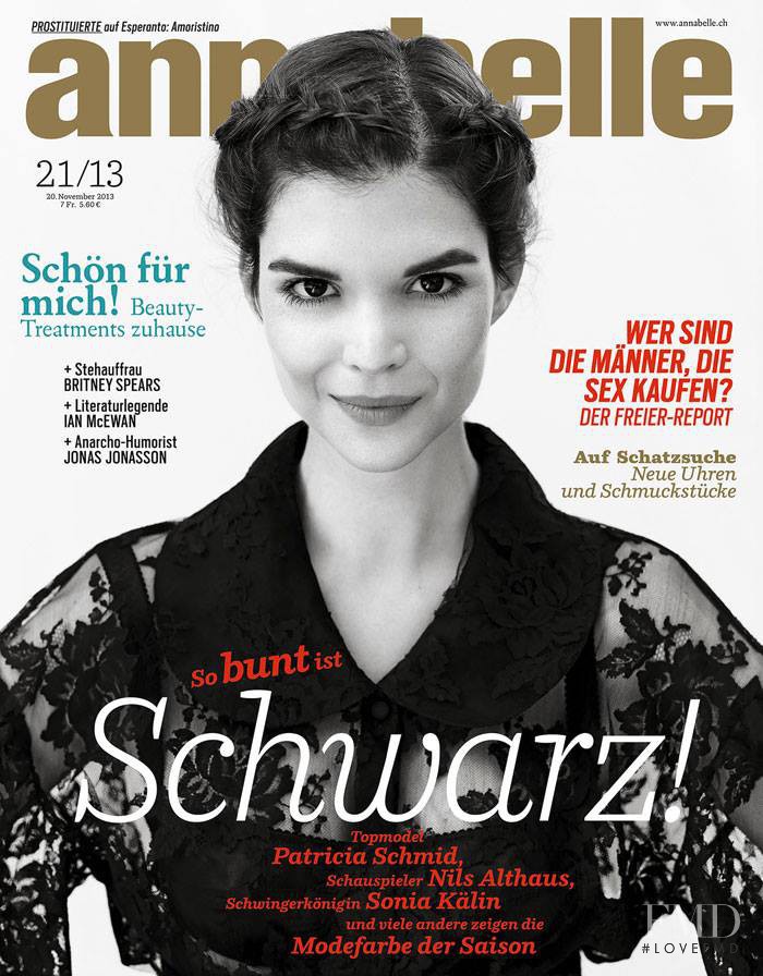 Patricia Schmid featured on the Annabelle cover from November 2013