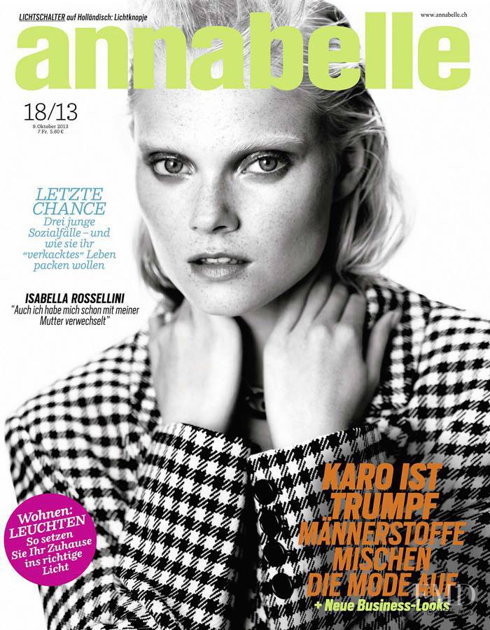 Lisa Emilie Grøndahl featured on the Annabelle cover from October 2013