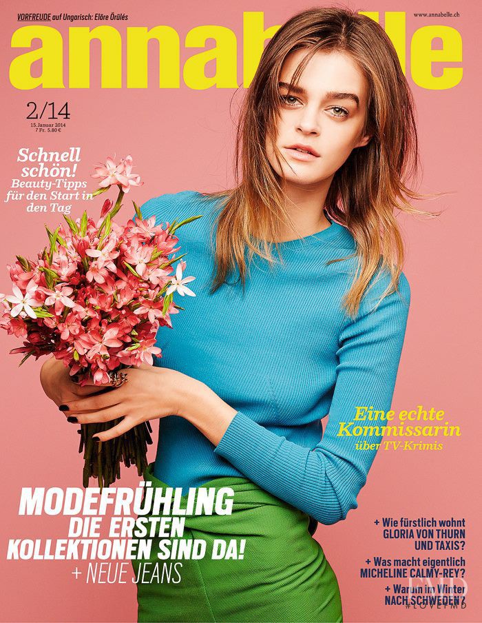 Brogan Loftus featured on the Annabelle cover from January 2014
