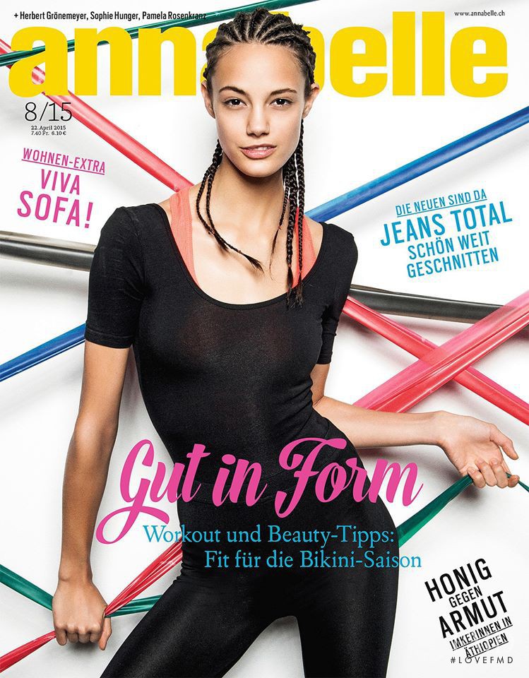 Anja Leuenberger featured on the Annabelle cover from August 2015