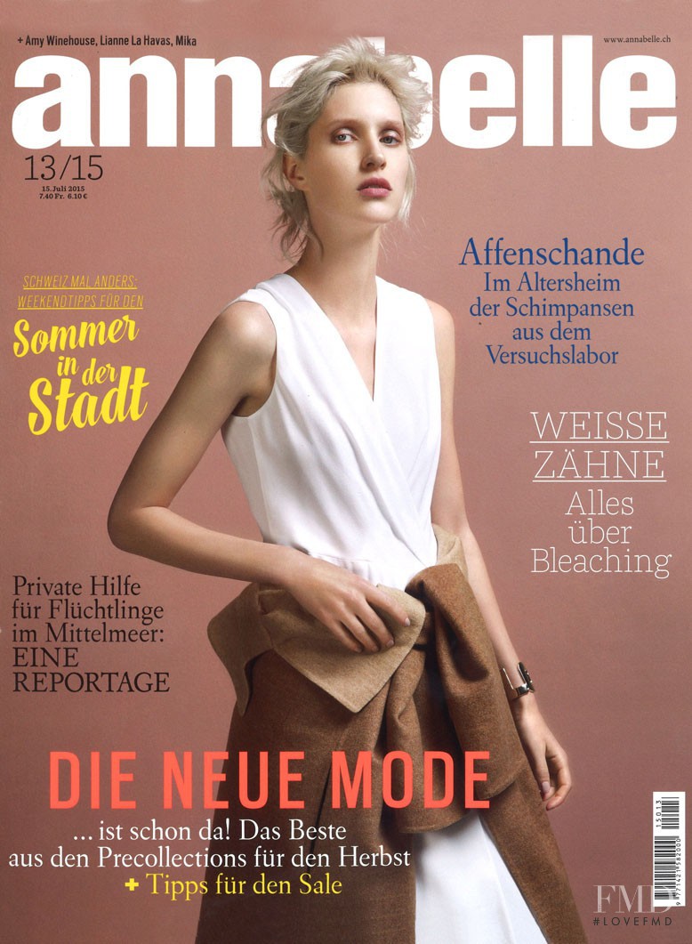 Eveline Rozing featured on the Annabelle cover from July 2015