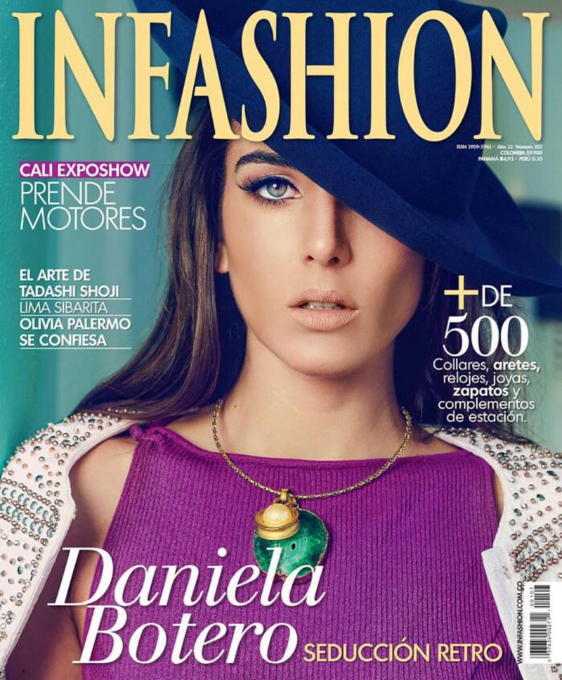 Daniela Botero featured on the Infashion Colombia cover from November 2015