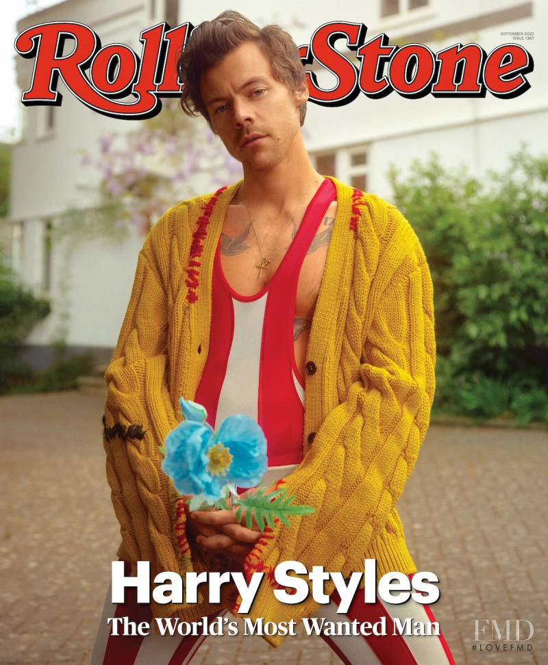Harry Styles featured on the Rolling Stone cover from September 2022